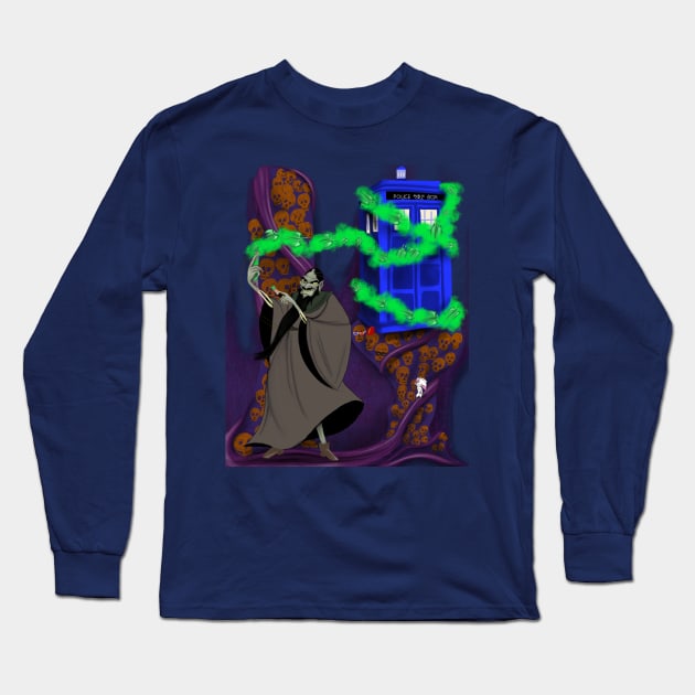 Cursing the Box Long Sleeve T-Shirt by KataMartArt